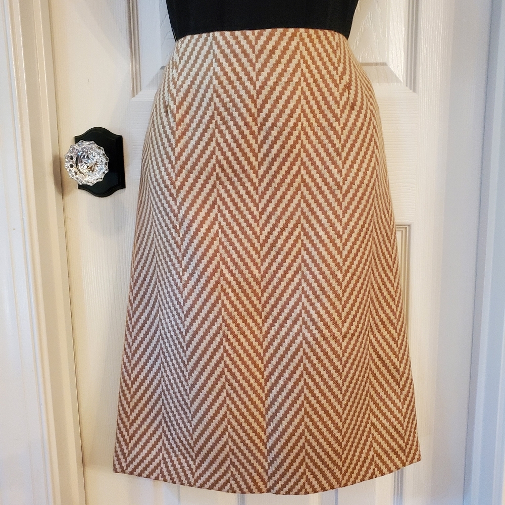 Talbots Collection- Wool And Cashmere -Skirt -Made In Italy - Sz. 10P -VTG